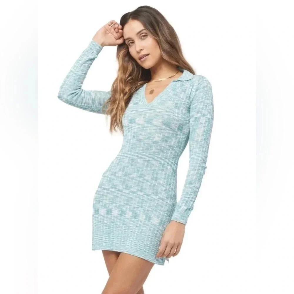 L*Space Aria Dress in Poolside Blue Size Medium